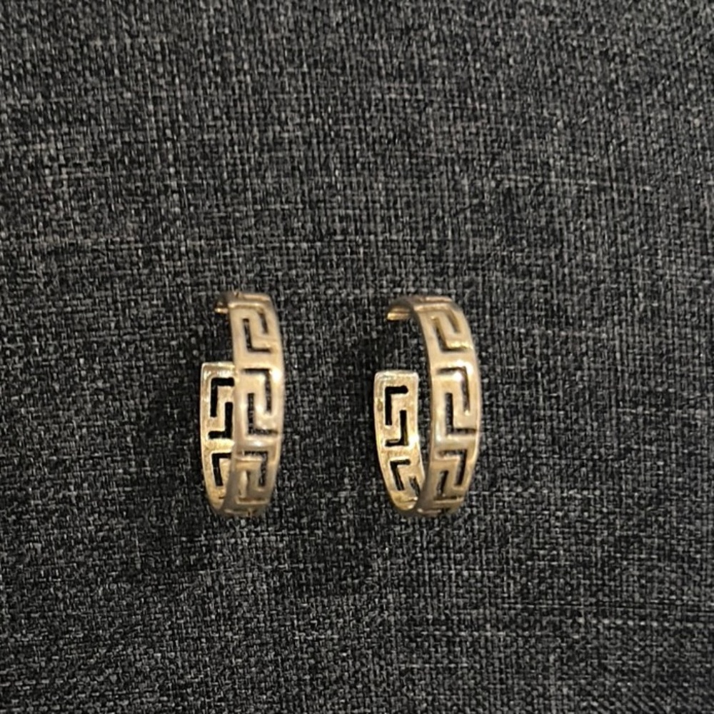 Elegant Sterling Silver Hoop Earrings